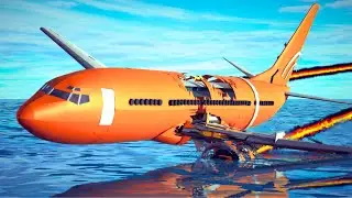 Realistic Fictional Airplane Crashes and Emergency Landings #31 | Besiege