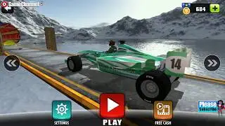 Impossible Formula Car Stunt Racing Tracks / Impossible Driving Tracks / Android Gameplay Video #2