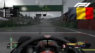 Insane Wet Race! Belgium GP with the Red Bull RB16