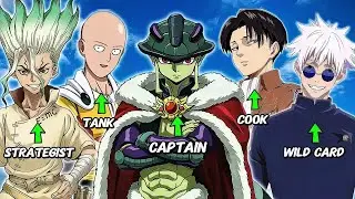 LUCK Decides The STRONGEST Crew In Anime’s History! (Gojo, Saitama, Goku, Aizen)