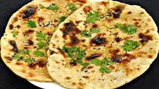 गेहु के आटा से बने बिलकुल परफेक्ट मार्केट स्टाइल नान रोटी घर पे बिना तंदूर के फुली फुली तंदूरी रोटी🥞