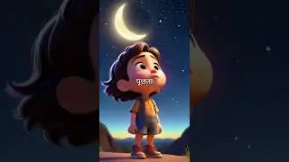 Why Does the Moon Change Shape? 🌙 | Space GK for Kids #shorts