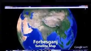Forbesganj Satellite Map Video Full HD 720p By Aditya Bhagat . Araria Bihar India