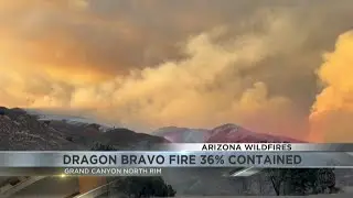 Dragon Bravo Fire at 36 percent containment