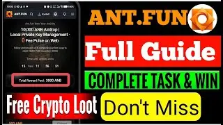 ANT FUN 2026 Airdrop Details, Eligibility and Guide | 10000 ANB Airdropx