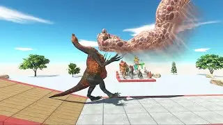 Mega Punch Over Landmines - Animal Revolt Battle Simulator - ARBS