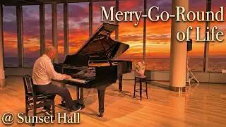 Playing Merry-Go-Round of Life (Howl's Moving Castle) on a concert grand piano for the first time