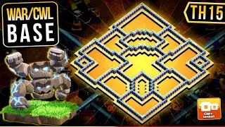 Desain War Base TH15 Terbaru 2025: Anti 3 Star dan Efektif Lawan Serangan Meta! - Clash of Clans