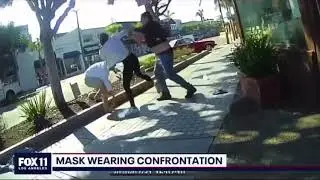 MASK WEARING CONFRONTATION | FOX 11 LOS ANGELES