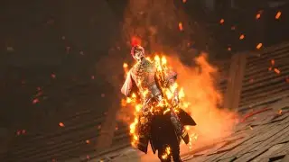 Lost Soul Aside Mistwood Torch Boss intro Crimson Flame