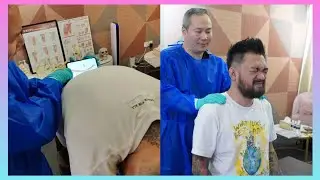 Chris Leong Treatment Scoliosis Neck, Shoulder and Knee, Lower Back Problems😱