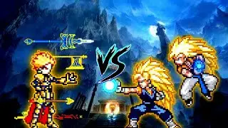 KING GILGAMESH V3 OP VS GOGETA SSJ3 V3 OP & VEGITO SSJ3 V4 OP in Jump Force Mugen