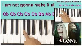Alone part 2 Tutorial (Chords + Melody) | Alan Walker | Keyboard | Sudeshna Instrumentals