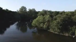 4K drone stock footage - Hainault Forest Lake