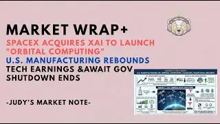 SpaceX Acquires xAI to Launch Orbital Computing, U.S. Manufacturing Rebounds ,Earnings &Gov Shutdown