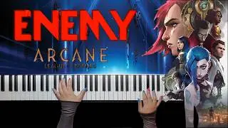 Enemy - Imagine Dragons (from the Netflix Series Arcane) | Piano Cover