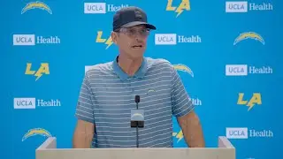 Harbaugh On Injury Updates Against Raiders | LA Chargers