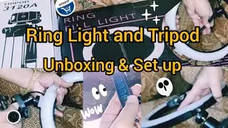 Ring Light Unboxing | 3120 Tripod Review | How to Assemble or fix Ringling and Tripod | TodayTrends