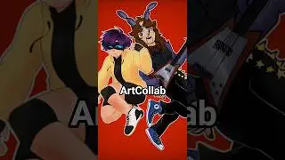 2 ARTISTS 1 REFERENCE ❤️&zwj;🔥✨ #artedigital #art #artcollab #oc #scottpilgrimvstheworld #drawing