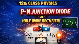 12th Class Physics || Electronics physics||p-n junction diode as Half wave rectifier