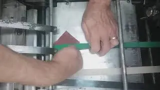 Bonding process on Habasit MAT 02H tape/belting material - Video #2