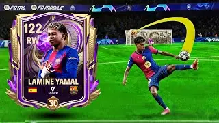 122 OVR TOTY YAMAL - Best RW in FC Mobile ⁉️