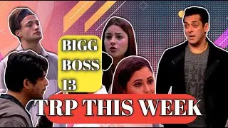 Latest TRP Ratings | Bigg Boss 13 Ranking? | BB 13 Latest Video