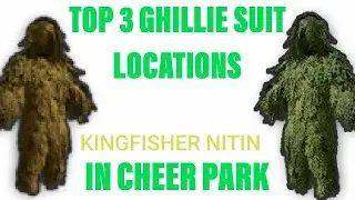 #PUBG  #PUBGMOBILE  #PUBGPMWL | TOP 3 GHILLIE SUIT LOCATION  IN CHEER PARK