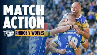 Match Action: Leeds Rhinos v Warrington Wolves