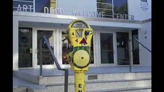 Ocean Drive South Miami Beach Florida Upclose Detailed