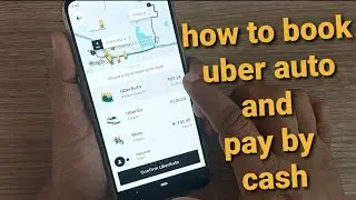 how to book uber auto and pay by cash || step by step process || latest 2022 | #uber #uberauto