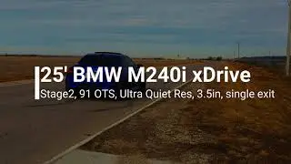 BMW M240i (G42) Custom Single Exit Exhaust