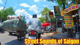 Noon Traffic Sounds in Saigon | Saigon Street Ambience | Nature Sounds for Sleep