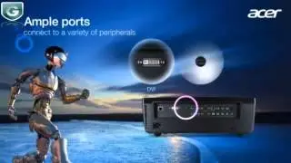 6000 lumens Acer High-impact Projector