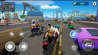Moto City Mad Bike Delivery #gameplay