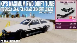 FH5 RWD DRIFT TUNE 1985 TOYOTA SPRINTER TRUENO GT APEX