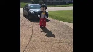 Scary Mickey Mouse !! Doing the shoot! N Floss