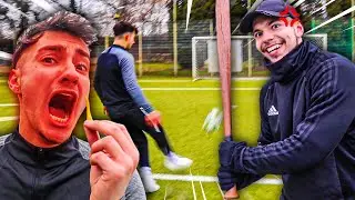 LATTE oder BESTRAFUNG Fu&szlig;ball Challenge *SCHMERZHAFT*