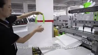 ZXL-E700 5-in-1 Button Type Non woven Bag Making Machine -can produce six types of non-woven bags.