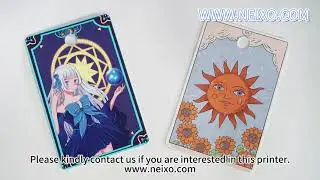 Neixo A4 UV custom pvc card printer tarot card printing