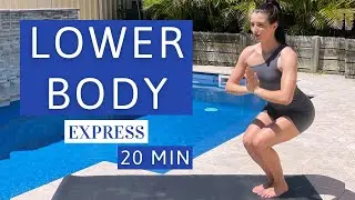 20 Min PILATES | Lower Body | Intermediate