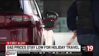 Holiday travelers see relief at gas pumps as traffic increases