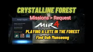 PLAYING A LUTE IN THE FOREST // FIND GUH MUNSEONG // CRYSTALLINE FOREST @papatotogaming