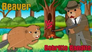 Beaver vs Bobritto Bandito | Brainrot Animals Animation
