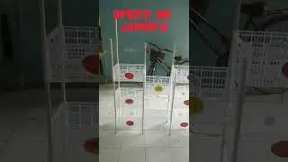 merakit rak plastik bekas keranjang buah isi 8 kranjang sederhana dan unik