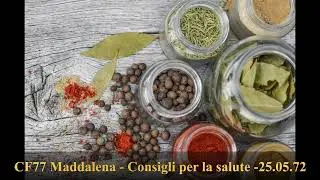 CF77 Maddalena   Consigli per la salute  25 05 72