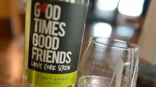 Love cork screw Pinot Grigio