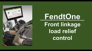 FendtOne Front linkage load relief control
