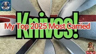 My Top 5 EDC Carries of 2025 🔥 Folders, Slip Joints & Fixed Blades