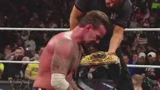 Cm Punk Retain wwe championship against Bron Breaker In Monday Night Raw!!